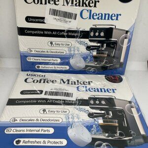 Coffee Machine Cleaner Descaler Tablets 34 Pack Maker Cleaner Unscented Lot of 2
